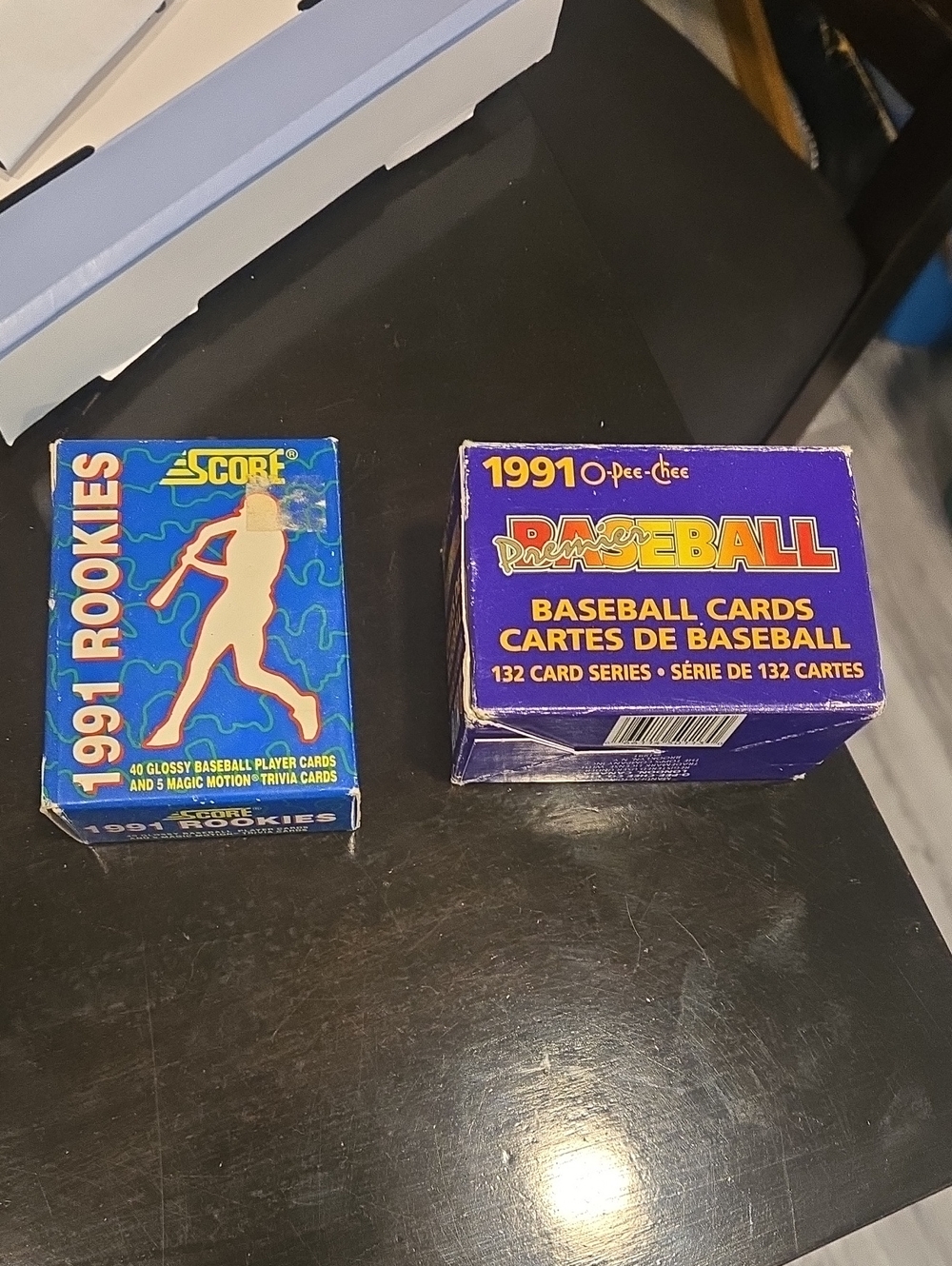 1991 Vintage Baseball Card Set Lot - O-Pee-Chee Premier & Score Rookies D